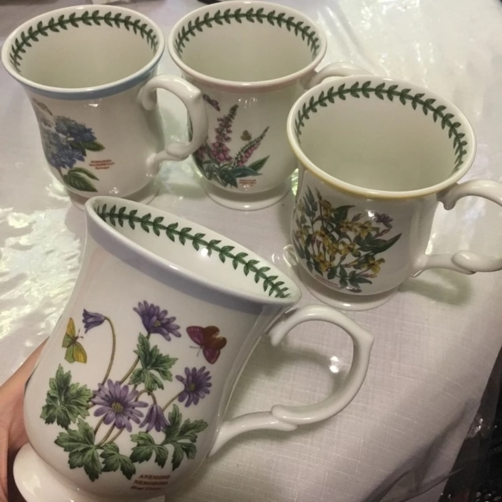 Portmeirion mug cups set of 4